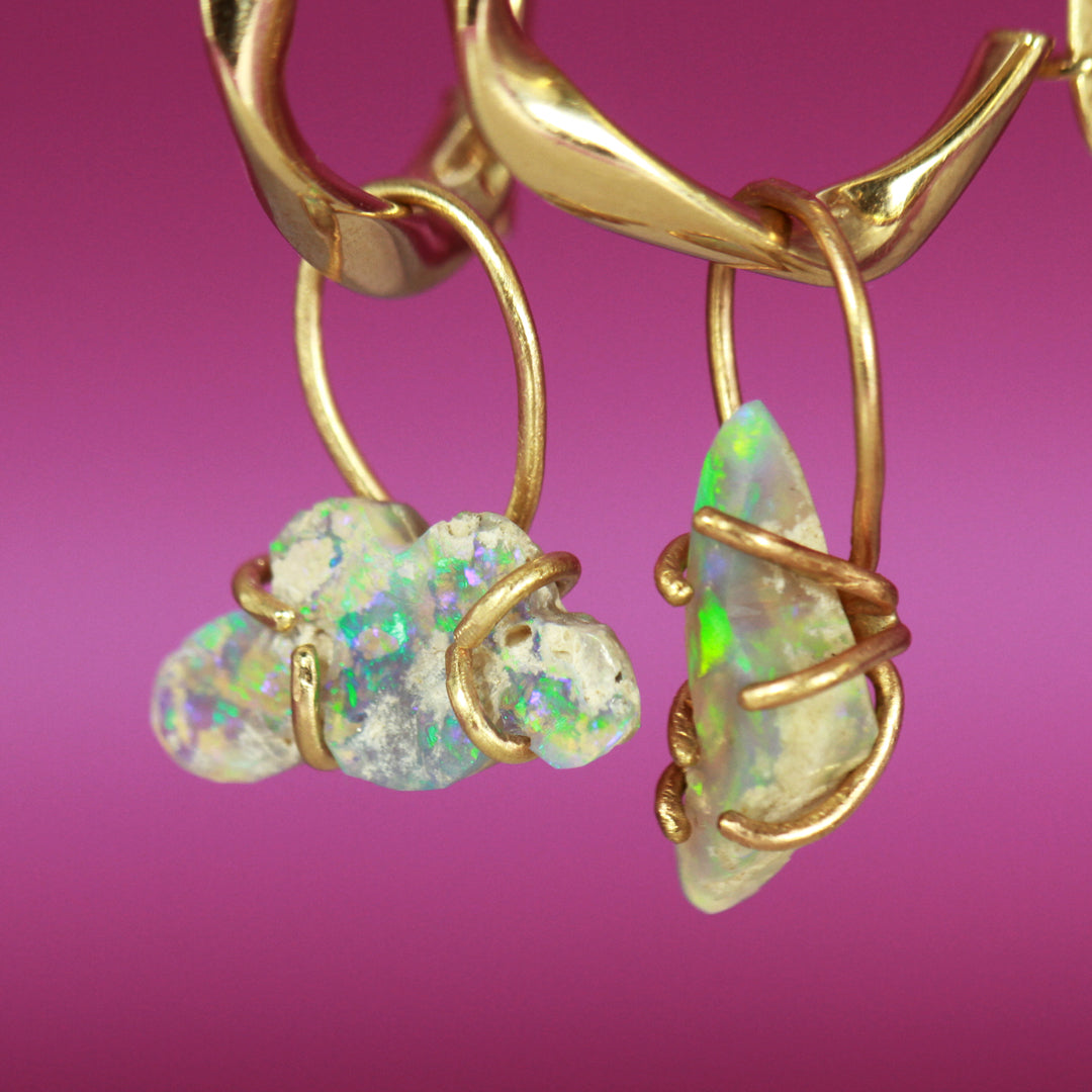 Thunder Lightning Opal Charms