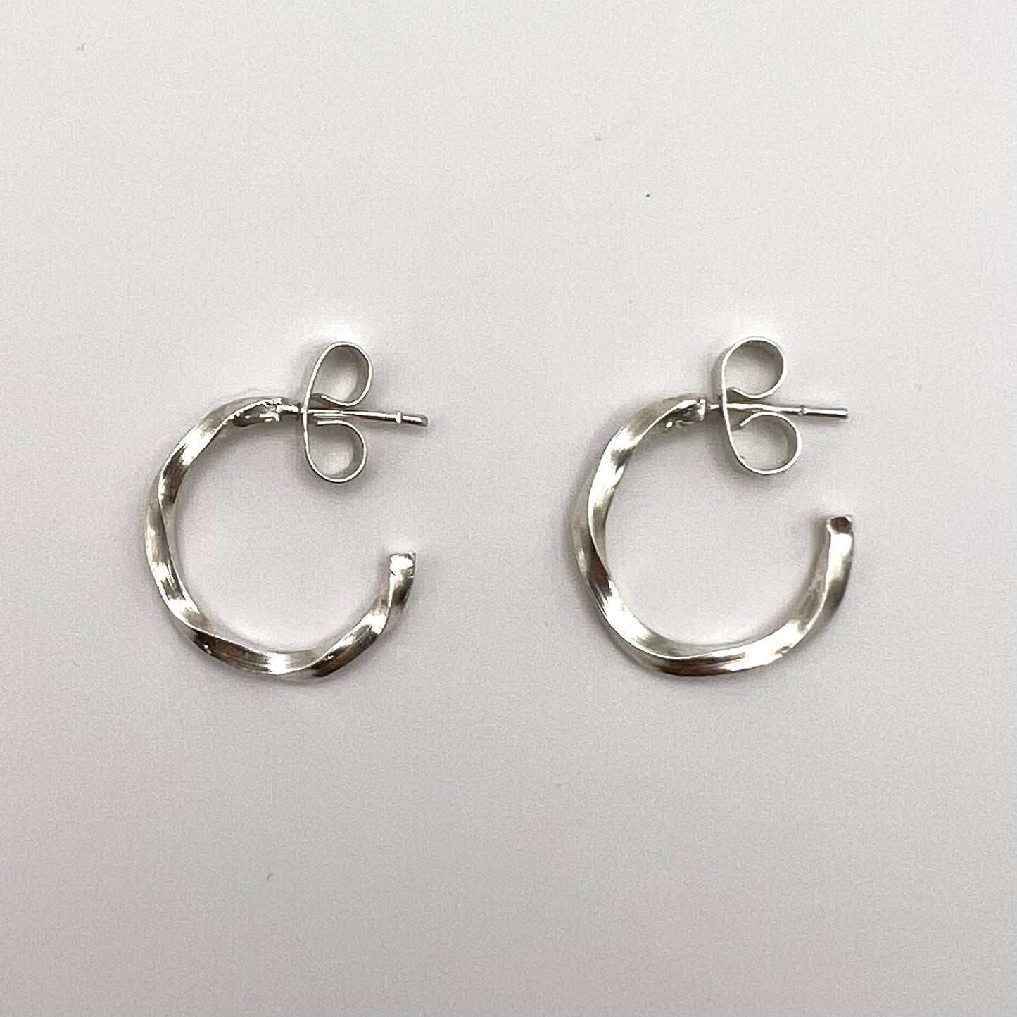 The Square Twist Hoop earrings (HANDMADE to order)